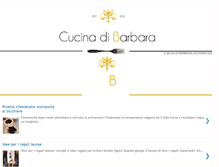 Tablet Screenshot of cucinadibarbara.com